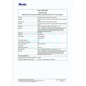 Henan Livable New Material Technology Co., Ltd. Certifications