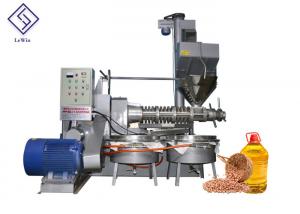 China Cold / Heating Press Groundnut Oil Pressing Machine , Oil Expeller Equipment With Oil Filter System on sale