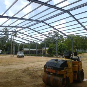 China Resist Wind Prefabricated Steel House OEM Metal Frame Buildings on sale