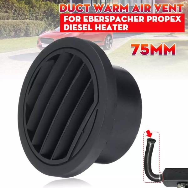Flat Caravan Diesel Heater Ducting Air Outlet Vent Connector For Webasto Eberspacher