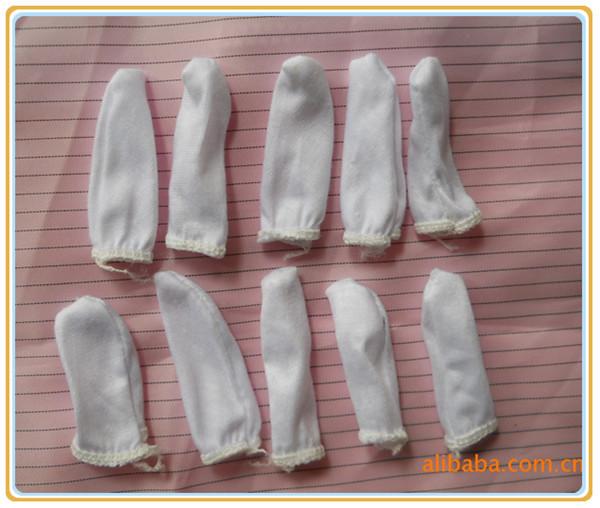 Quality White Microfiber lint free cotton polyester finger cot for sale