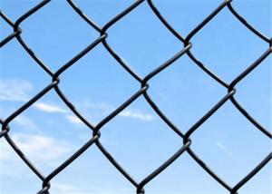 China Pvc 3mm Thick 50mm Diamond Chain Link Fencing on sale