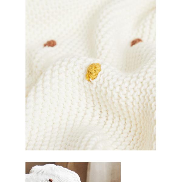 Y-F Custom Simple Sofa Cotton Cable Chunky Soft Ribbed Knit Throw Blankets for Home Decor