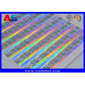 China Security label stickers Scratch Off Pharmacy 3D Holographic VOID Sticker on sale
