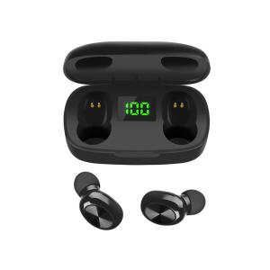 Portable TWS Earphone with LCD Screen OEM Blue Tooth 5.0 Headphone for Cell