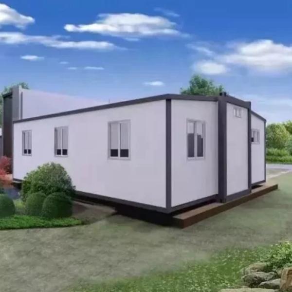 Mobile Living Container House with 2 Bedrooms and 1 Bathroom in Prefab Folding Design