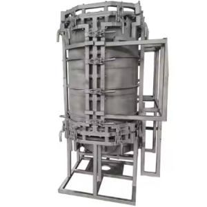 Cheap OEM Rotation Moulding Silver Aluminum Rotary Molding Mold Customized wholesale