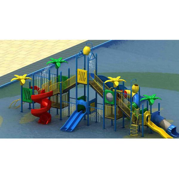6.5 M Kids Commercial Playground Equipment For Aqua Park Swimming Pool