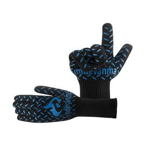 Cheap Cooking Waterproof Heat Resistant Gloves , Heavy Duty Heat Resistant Gloves wholesale