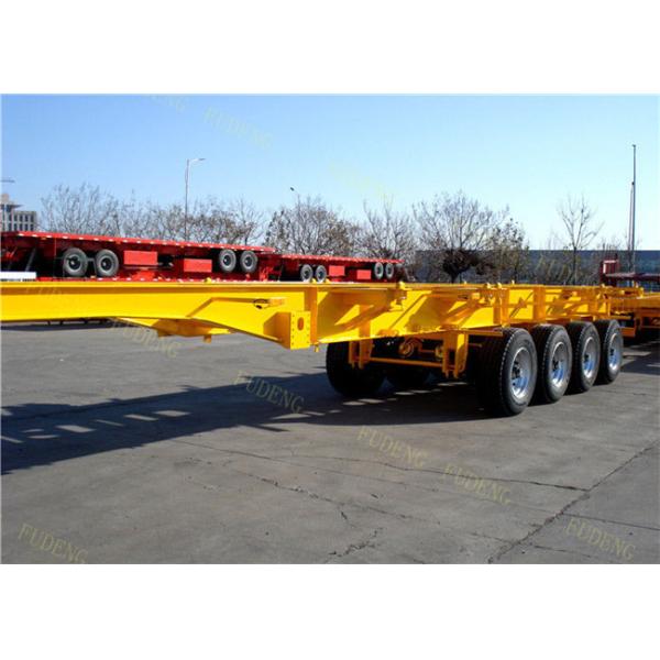 2 / 3 Axles Chassis Trailer / Load Capacity 50 Ton Shipping Container Trailer