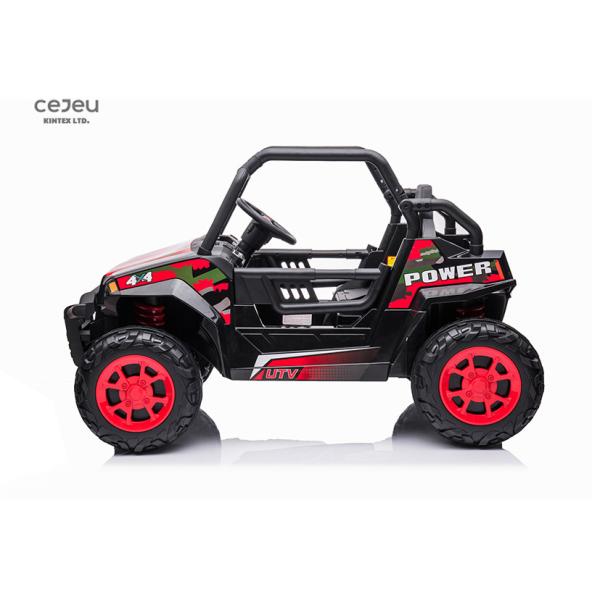 Pink Kids Electric UTV Dual Drive Kid Size Music And Horn Sound