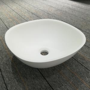 Cheap Aluminum Powder Acrylic Solid Surface Counter Top Wash Basin wholesale