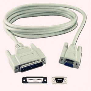 Cheap DB9 FEMALE TO DB25 MALE PRINTER CABLE wholesale