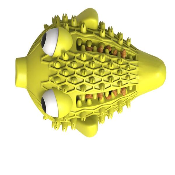 Hot Sale Tough Rubber Dog Teeth Cleaning Sturdy Durable Chew Toys For Pitbulls Puppy