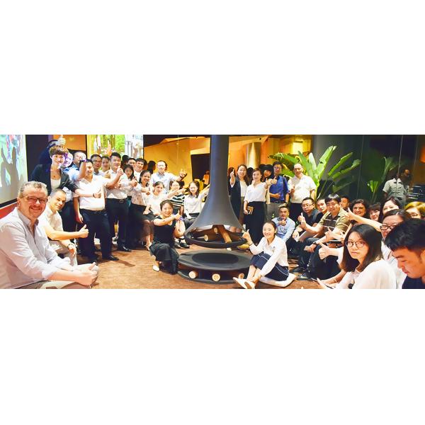 180cm 72 Inch 3 Sided Electric Fireplace Insert Cabinet Multi-Color Flames