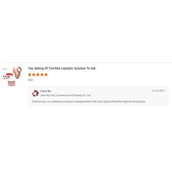 Red Lipolytic Solution 5x10ml Fat Reducing Injections