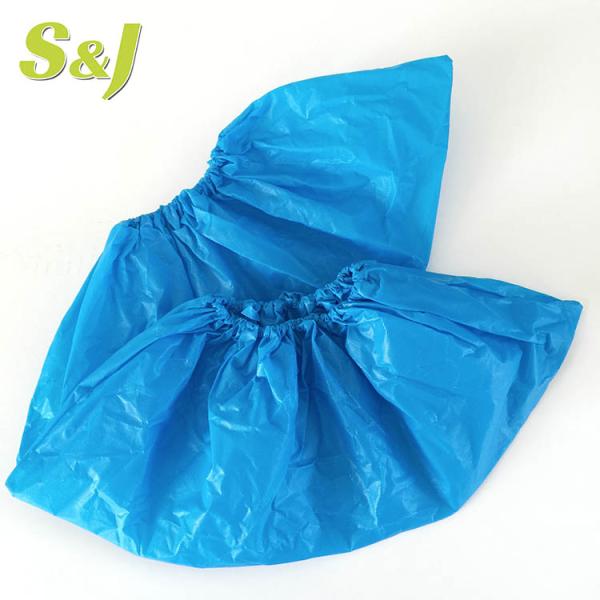 Elastic Band XXL Disposable Shoe Covers Waterproof Tear Resistance