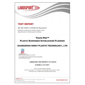 Guangzhou Green Sport Goods Co Ltd Certifications