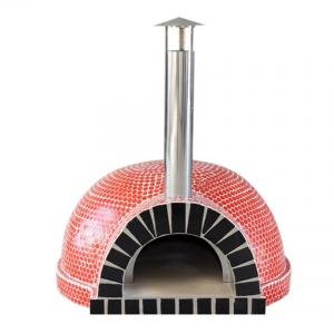Cheap 10min  Outdoor Heating Ceramic Pizza Oven Wood Fired Stone Oven wholesale