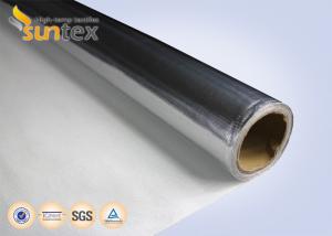 Cheap 0.4mm Insulation Blanket Aluminum Foil Fiberglass Cloth 550C High Thermal Flange Cover wholesale