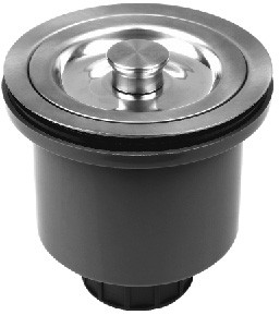 Kitchen Sink Accessories Basket Drainer With Brushed / Polished Surface Finish