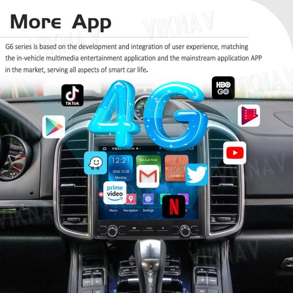 Android 13 Head Unit Car Radio For Porsche Cayenne 2010-2017 Touch Screen Wireless