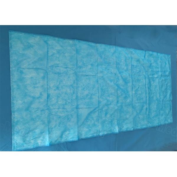 Blue Color Disposable Medical Sheets , Medical Bed Sheets 40 - 100gsm