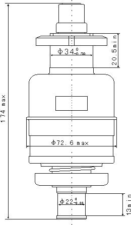 Vacuum Electrical Power Interrupter Long Service Life 7.56 Making Current