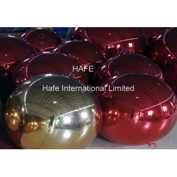 Mirror Ball Inflatable Event Structures Mirror Balloon Base Ring , Events Lighting Decoration