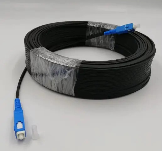 Outdoor FTTH Drop Cable G657A2 SC/UPC SC/APC 50/100/150m LSZH Jacket