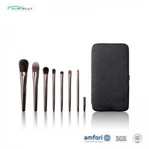 Cheap 7pcs Synthetic Hair Makeup Brushes with Iron Cosmetic Case Packing wholesale
