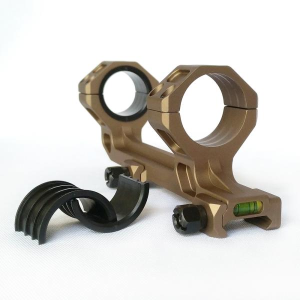20mm Rail Dual Ring One Piece Scope Mount With Spirit Level