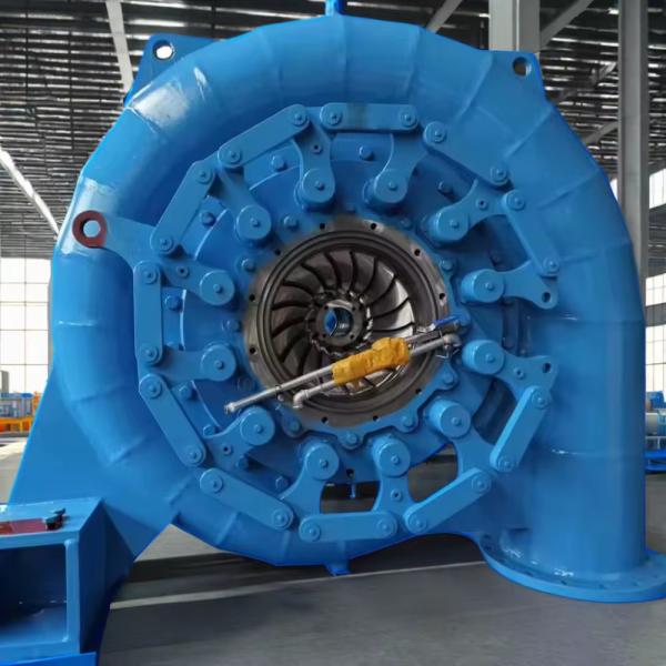 Automatic Control Stainless Steel Francis Turbine Generator - 300KW-20MW Power 400V-10kV Vertical