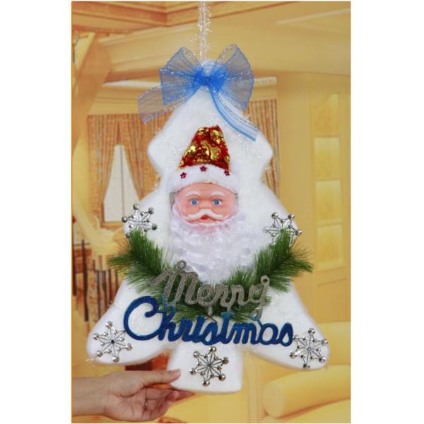 White cotton Christmas tree hanging inside the door arrangement means wholesale Christmas