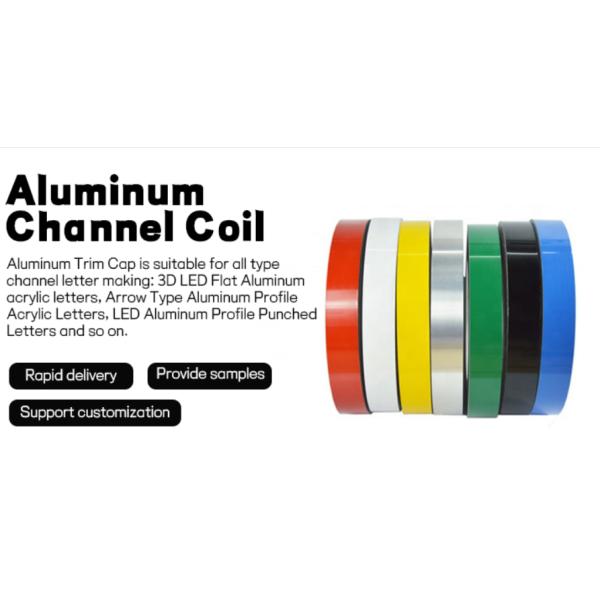 Rectangle Aluminium Channel Letter Coil Width 50mm Aluminium Coil For Channel Letter