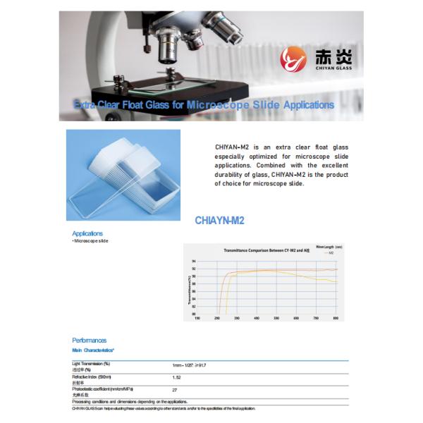 4PB 9-12um Glass Substrates for Microscope Slides Manufacturing DOL ≥500Mpa