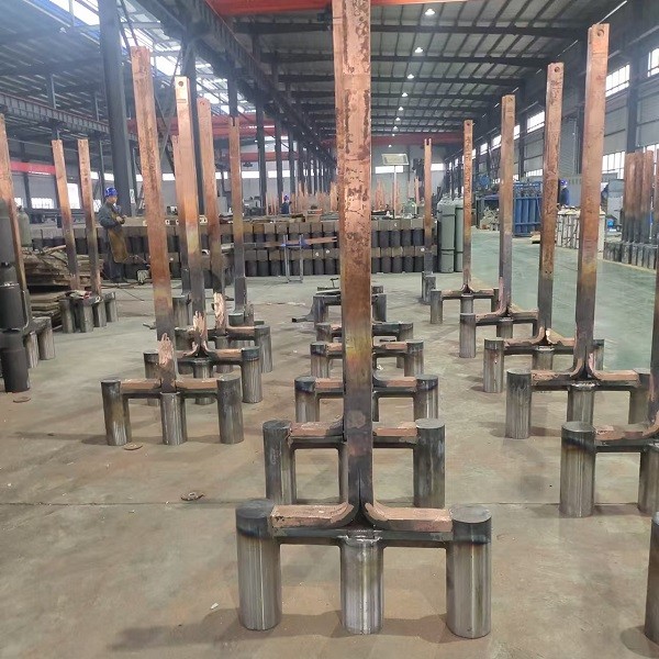 Aluminium Smelter Welding Process Complete Anode Assemble with C11000/12000 Copper Rod and A20 Steel Yoke