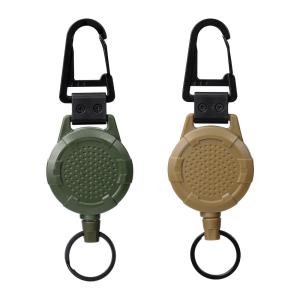 Cheap Deyi Badge Reel Heavy Duty Metal Retractable Keychain wholesale