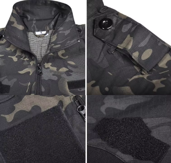 Tactical Uniform Short Sleeve Tactical Suit Camouflage Loose Quick Drying Outdoor Summer Sports Clothes