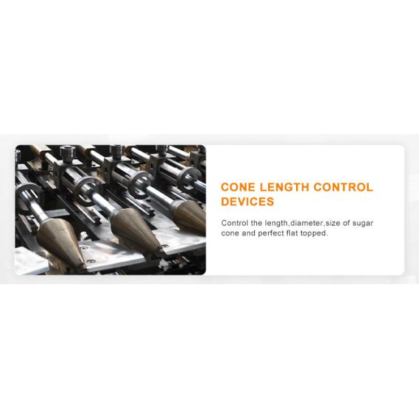 Rolled Sugar Cone Production Line Cookies Crispy Cone Making Machine