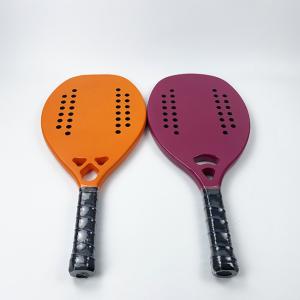 Professional Carbon Fiber Tennis Paddle Racket Fiberglass Beach Game