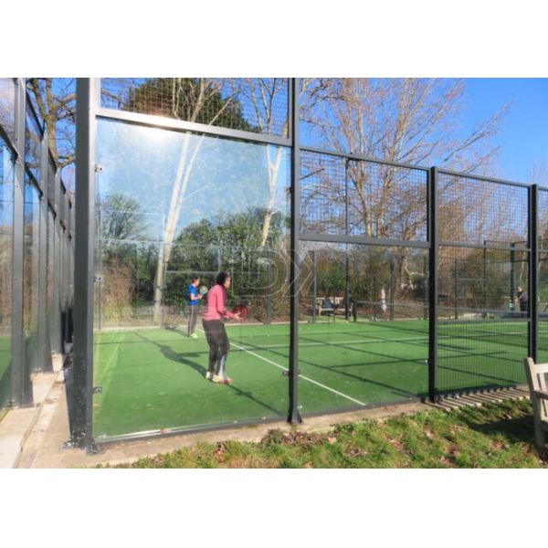 Padel court in use