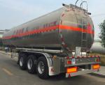 35cbm edible oil tank trailer 12 tyres stainless steel tank smei trailer for