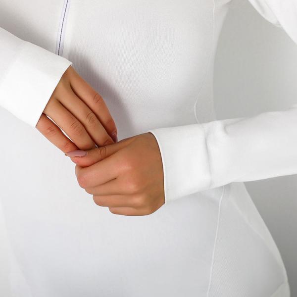 ODM 260g Womens Gym Sweatshirt Spring Long Sleeve Running Hoodie