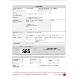 Dong Guan Naturalpak Industrial Co., Ltd. Certifications
