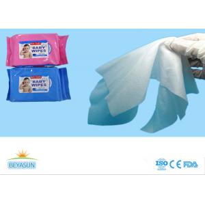 China Skin Care Disposable Wet Wipes Spunlace Nonwoven Makeup Remover Wipes on sale