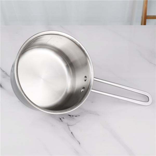 Home Kitchen Stainless Steel Cookware Set 3pcs With Lid