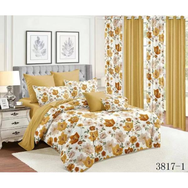 2023 Bedroom King Size Christmas Bedding Set with Fitted Sheet and 200TC Thread Count