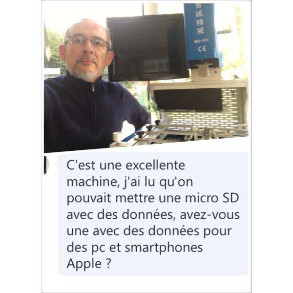 80*80mm Infrared BGA Rework Station 2500W Automatic Motherboard Repairing Machine