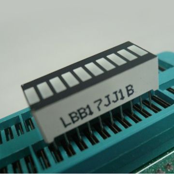 Yellow 10 LED Light Bar , Big 10 Segment Led Display 25.4 x 10.1 x 7.9mm